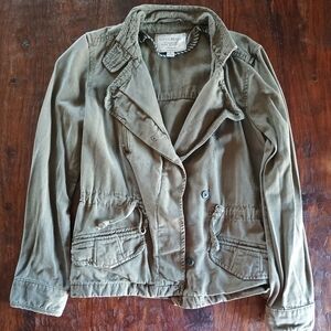 Lucky Brand Women's Khaki Jacket, S